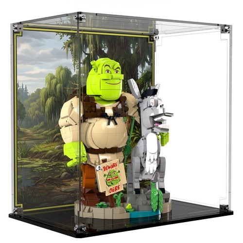 Brick display case - brick, for