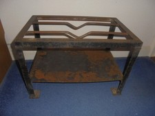 Army field kitchen - 'H' Burner gas stove stand. Number 4 cookset burner stand.