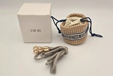 Christian Dior Straw Pouch
