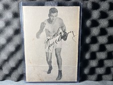 Jack Dempsey Signed Menu