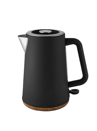 Matt black kettle wood - black, kettle,