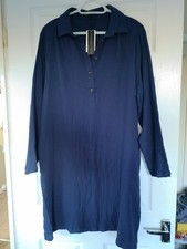 Zanzea Navy Blue Cotton