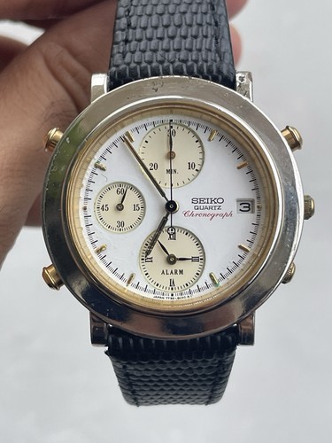 Vintage seiko 7t32 6c40 quartz - seiko, 7t32-6c40