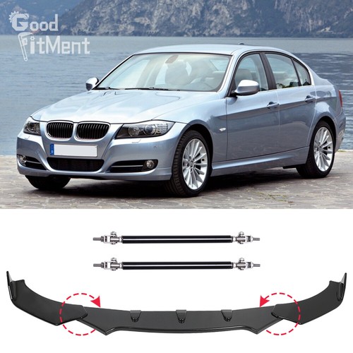 Glossy black front bumper lip - glossy,