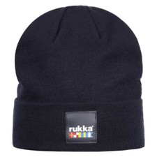 RUKKA BEANIE HAT BLACK