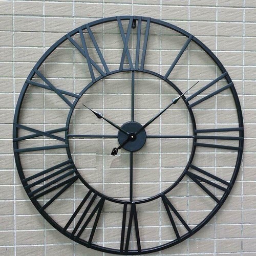 Open face round wall - round, clock