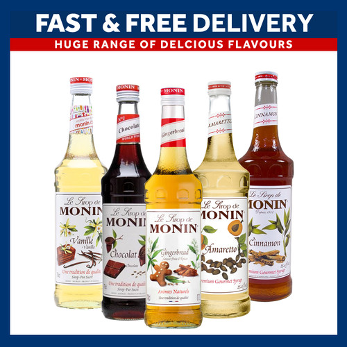 Monin coffee syrups 70cl - coffee,