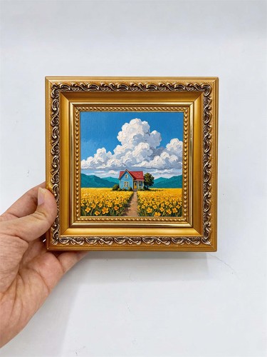 Flower field country - flower, cottage
