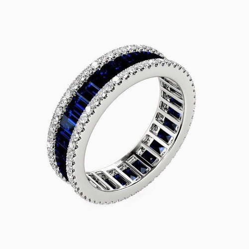 Baguette blue sapphire - 5,