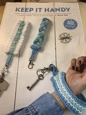 Keep it Handy, Knitting Pattern for Wrist Strap Keyrings by Nicola Valiji.
