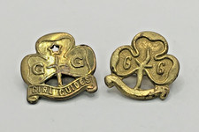 Vintage Girl Guides Metal Pin