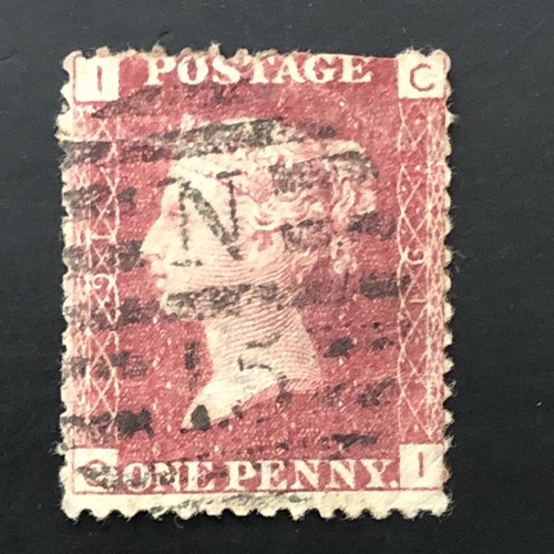 1864 stamp penny - gb, qv
