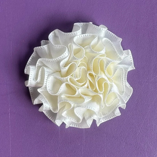 Pcs satin ribbon carnation - 10,