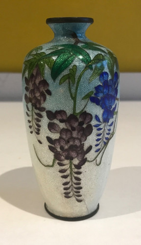 Japanese ginbari cloisonne