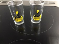 Pair Of German Vintage Wine Tasting Glasses/Shot Glasses Schleif c 1970's