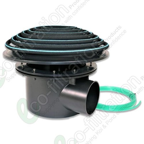 110mm bottom drain aqua - 110mm/4", aqua-jet