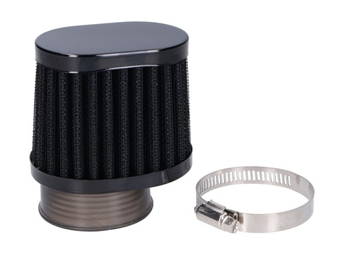 Air filter 50mm - black, for