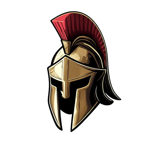 Sticker spartan helmet car - sticker,