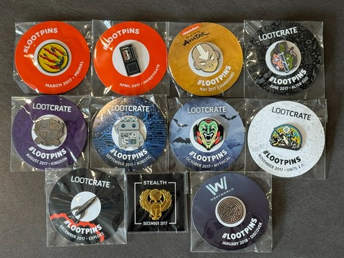 Loot crate lootpins 2017 2018 - 2017,