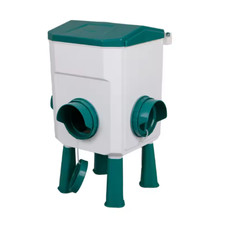 Chicken Poultry Feeder Large Flock Outdoor Chicks Auto Coop Bird Hen Green 12kg