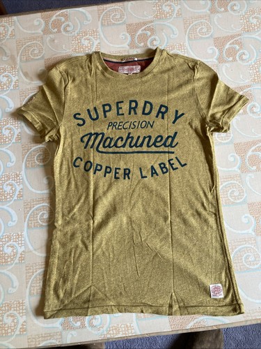 Mens superdry mustard - mens, copper