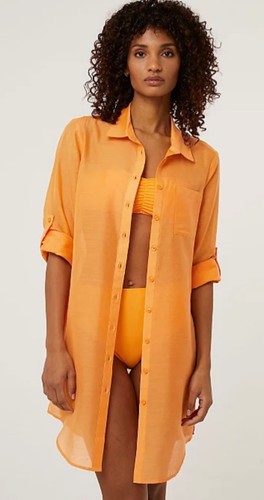 George semi sheer orange - george,