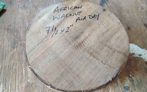 African walnut bowl blank wood - african,