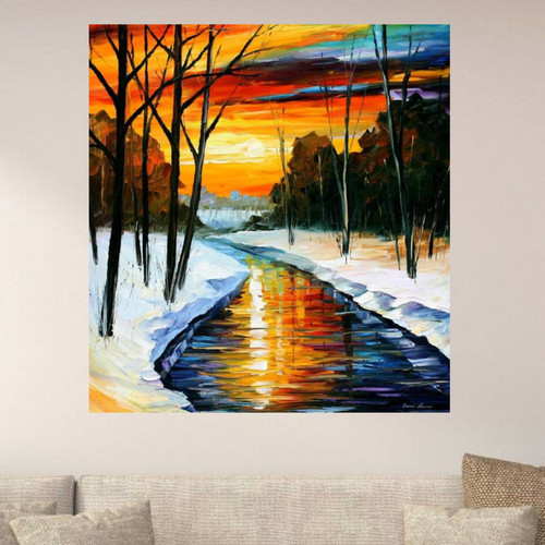 Leonid afremov winter - leonid,