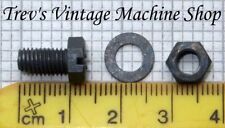 M5 M6 battery terminal screws/bolts & nuts - lead plated brass - set of 2-10