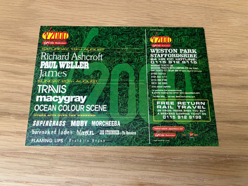 Paul weller v2000 flyer the - paul,