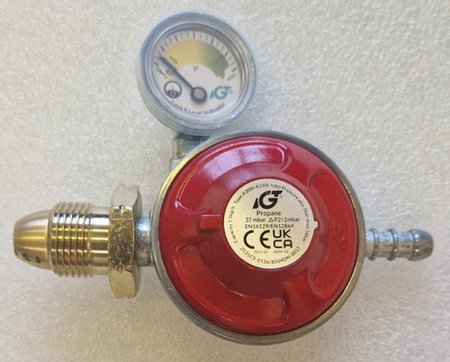 Propane gas regulator with - regulator,