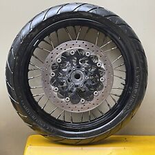 wheel front for moto guzzi stelvio 2008 no ABS cold black with disks and tyre