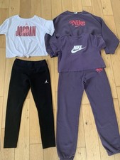 Nike Girls' Bundle Size L/Xl Tracksuit, Legging, Tshirts
