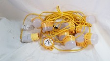 110v Work Lights Festoon Cable Lights 10 LEDs 22M Nightsearcher NSFESTOON22M8W