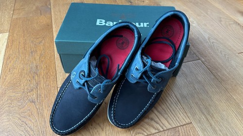 Barbour wake boatshoe blue - barbour,