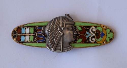Cleopatra enamel pendant - cleopatra,