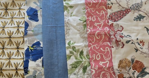 Designer linen cotton - designer, remnants