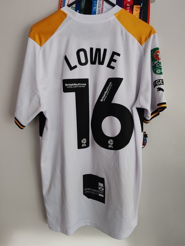 Port vale matchworn shirt - vale,