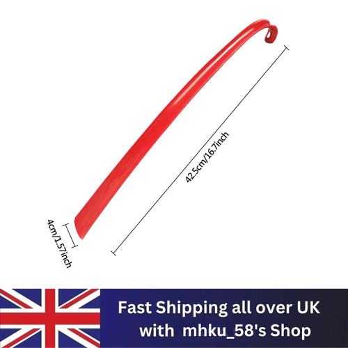 Long shoe horn 80cm metal - horn,