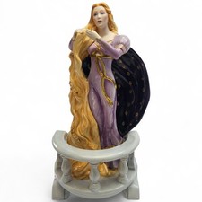 Franklin Mint Heirloom Porcelain Rapunzel Figure Statue No Chips VCG