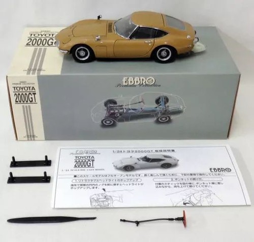 Ebbro toyota 2000gt gold - 1/24,