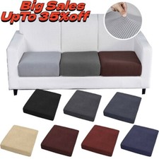 1/2/3 Seater Sofa Seat Covers Stretch Couch Cushion Slipcovers Replace Protector