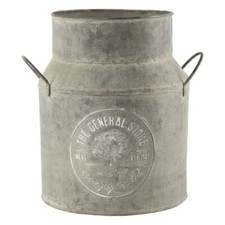 Garden Planter, Tin Milk Churn