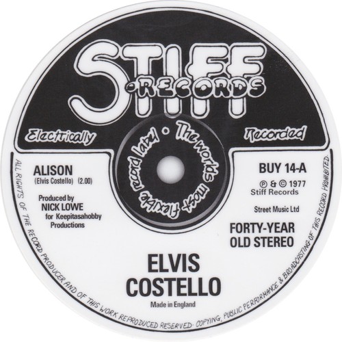 Elvis costello alison record - elvis,
