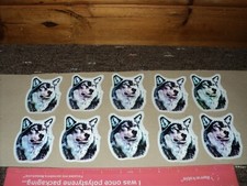 10 x VINYL DOG / WOLF / HUSKY