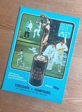Yorkshire v Hampshire cricket