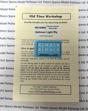 Old Time Workshop NG10/009