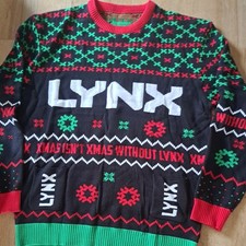 Lynx deodorant Christmas Jumper. Brand New size medium to Large 