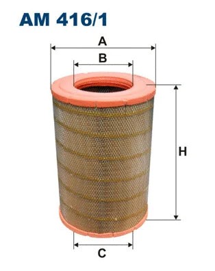 Air filter fits scania - filter, fits: