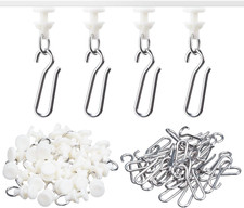 60 Pcs Shower Curtain Track